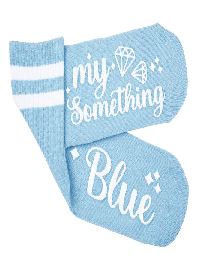 فنكي جونك جوارب قطنية مخططة مزدوجة من فانكي جانك - ماي سامثينج بلو (أزرق فاتح) - Image 1